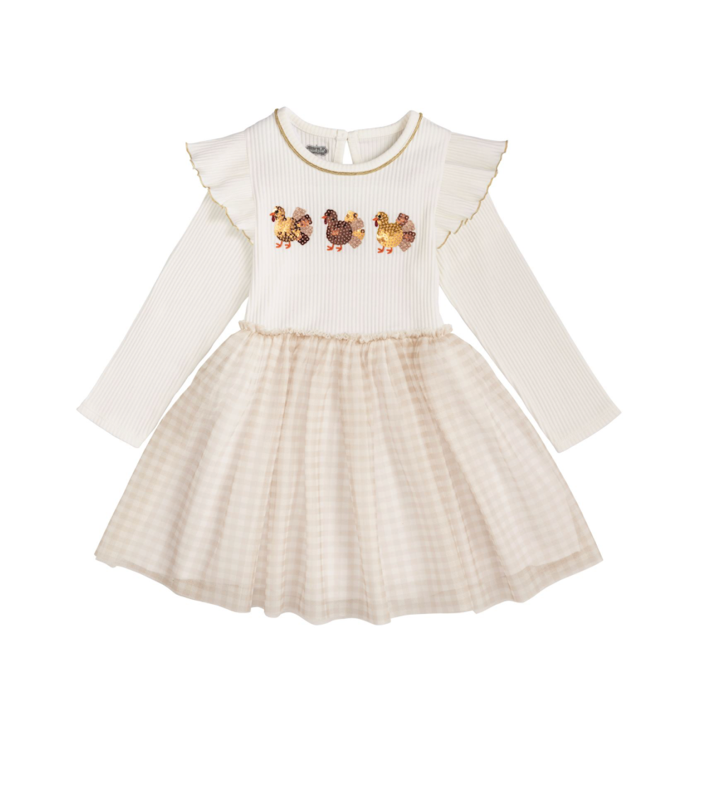 TURKEY SEQUIN TUTU DRESS