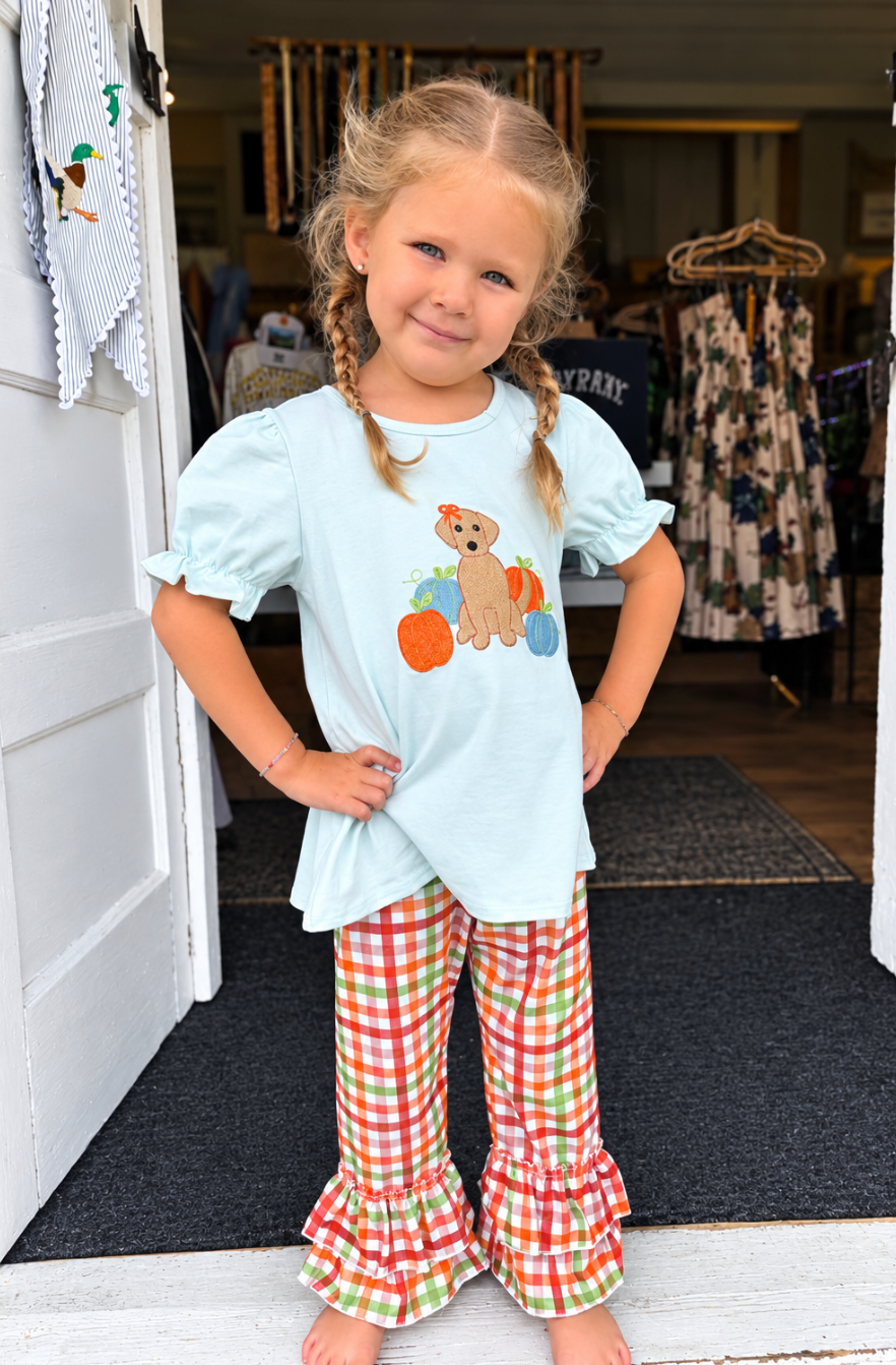 PUMPKIN PATCH PUP RUFFLE SET