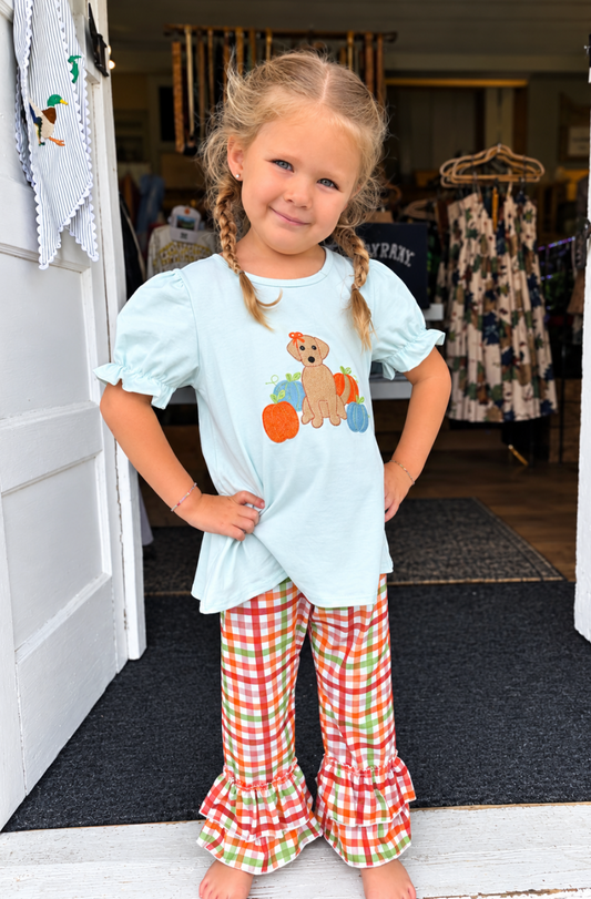 PUMPKIN PATCH PUP RUFFLE SET