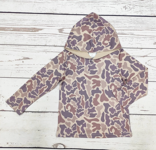 Boys Camouflage Hoodie