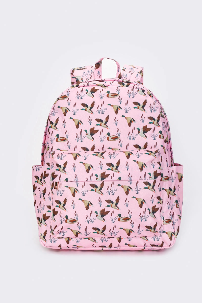 PINK MALLARD BACKPACK