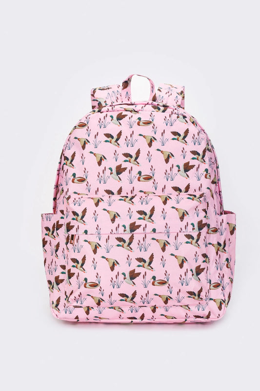 PINK MALLARD BACKPACK