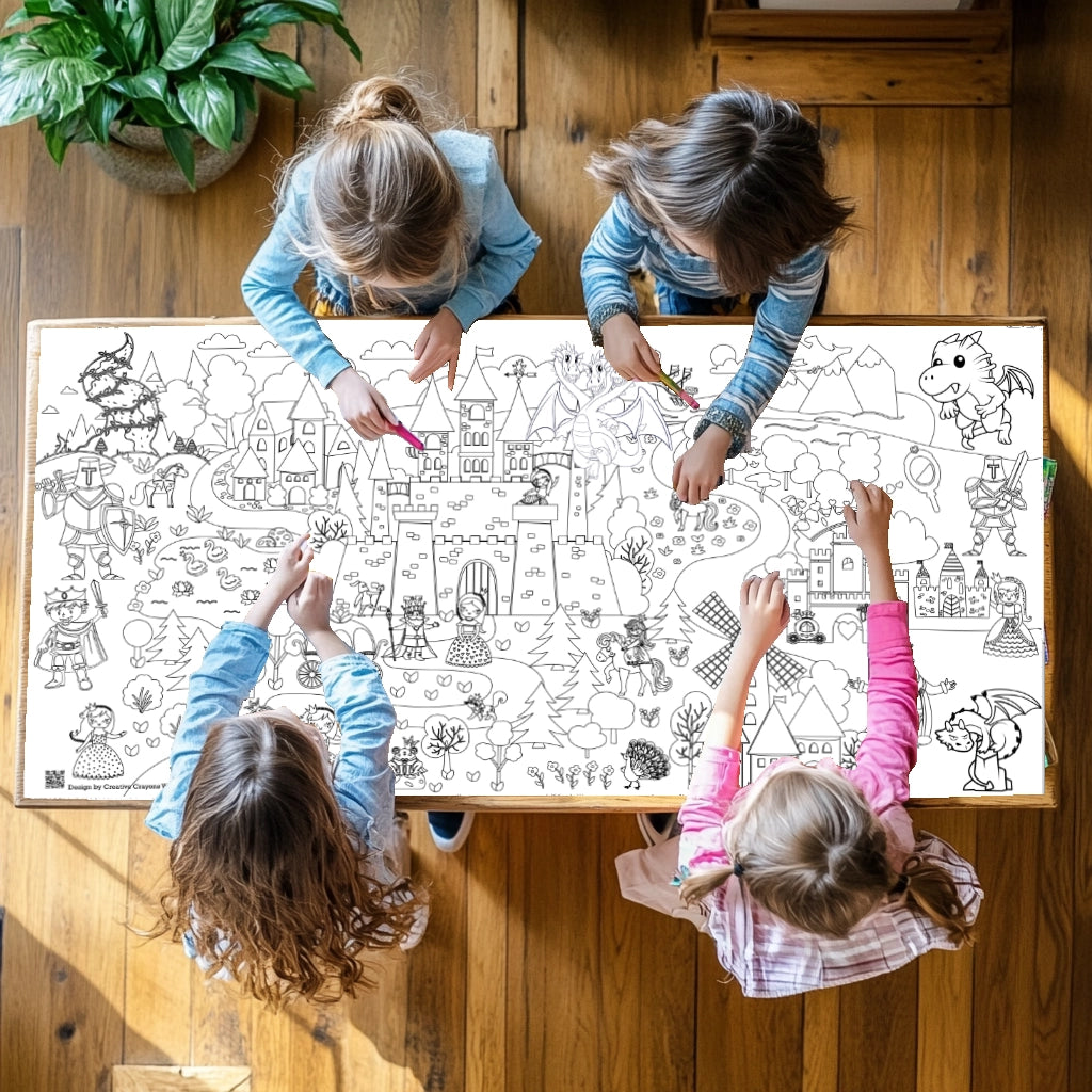 FAIRYTALE COLORING TABLECLOTH