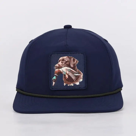 KIDS CHOCOLATE LAB ROPE HAT