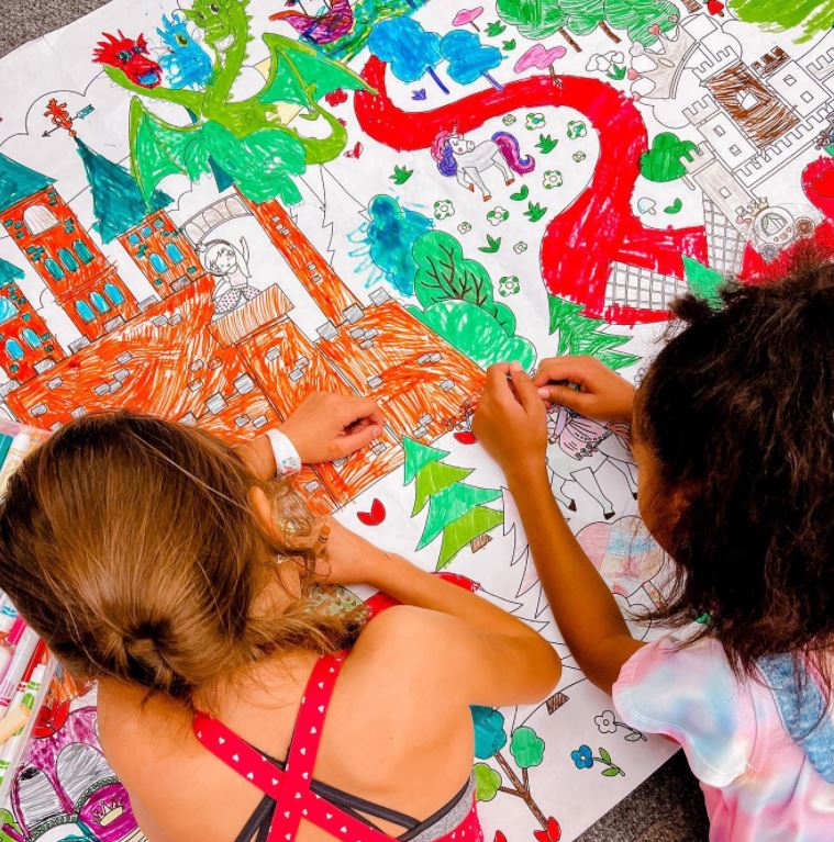 FAIRYTALE COLORING TABLECLOTH