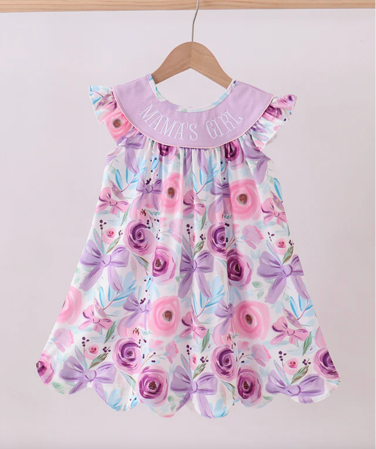 PURPLE MAMA'S GIRL DRESS