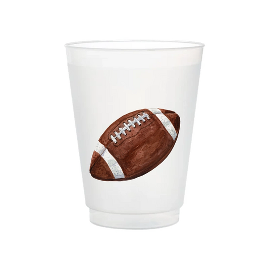 Football Frosted Cups | Set of 6