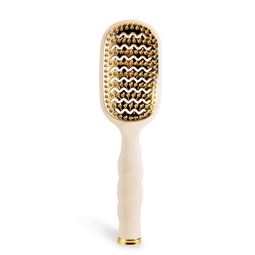 TELETIES VENTED HAIR BRUSH IN TAN